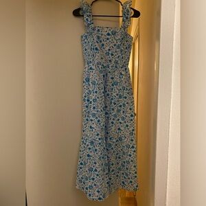 Draper James Flutter Strap Maxi Dress